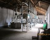 陕西渭南30吨级面粉机组安装案例