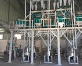 新乡封丘7组石磨面粉机组安装案例