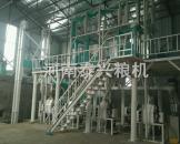 驻马店30吨面粉机安装案例