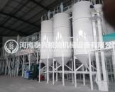 新乡辉县100吨玉米加工机械安装案例