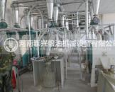 内蒙古10吨级石磨面粉机安装案例