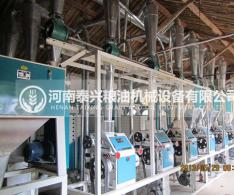 30吨级卧式面粉机组