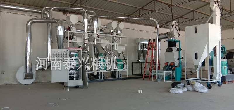 甘肃庆阳面粉机械设备安装案例